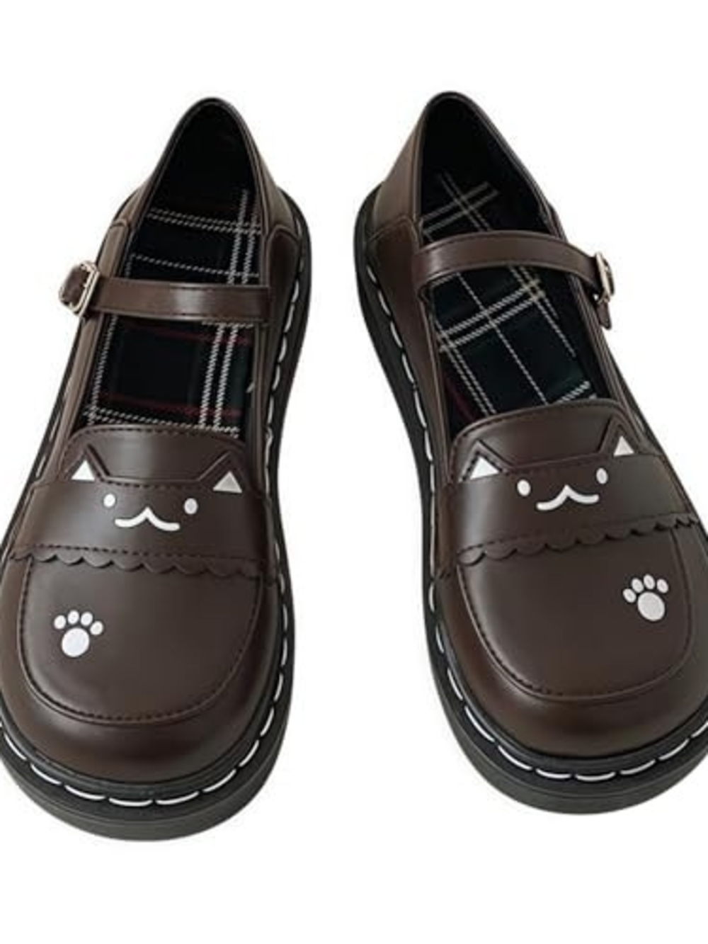 NWOT Kawaii Brown Cat Mary Jane Shoes